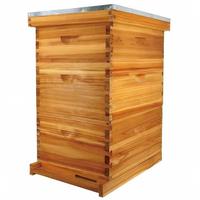 10 boîtes - Ruches en bois pour abeilles de 9 à 58 pouces, faciles à assembler, kit de ruches modernes et écologiques pour l'apiculture
