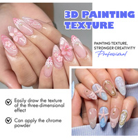 Robifel Vernis à Ongles Semi-Durci Effet Gel Gummy Candy, Texture Peinture 3D Longue Durée Style Français, Design Artistique Sculpté