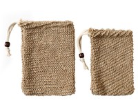 Sac de savon en sisal naturel économiseur de savon exfoliant en mousse pour prolonger la durée de vie du savon fournitures de salle de bain