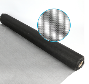 Rollo de malla de ventana de red suave de larga duración de fibra de vidrio negro carbón personalizado diseño moderno para proveedor de fábrica de hoteles - Product Image 4