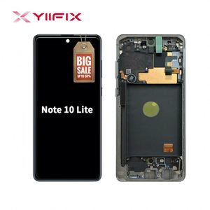 Accessori per Cellulari, Display per Samsung <span class=keywords><strong>Note</strong></span> 10 Lite con Cornice, Parti LCD per Riparazione, Schermo Sostitutivo, Digitalizzatore, Pantalla - Product Image 2