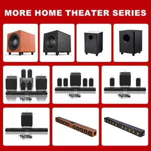 Barra de Sonido TWS de 4 Altavoces con Gabinete de Madera, Batería Recargable de 2000-3000mAh, Sistema de 2.0 Canales, Micrófono Integrado, Audio Bidireccional, Crossover - Product Image 6