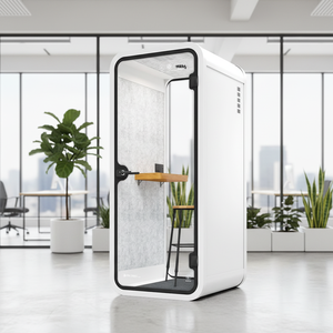 Cabine téléphonique de bureau compacte, portable, en promotion, pour espace de travail privé, réunion, repos, bureau mobile, <span class=keywords><strong>facile</strong></span> à installer - Product Image 1