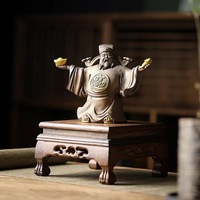 Statue du Dieu de la Richesse Chinois, Figurine Porte-Bonheur Feng Shui, Décoration pour la Maison et le Bureau, Cadeau d'Affaires