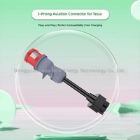 Câble de conversion d'alimentation Tesla à connecteur aviation 5 broches norme UE, adaptateur de charge – Article transfrontalier très demandé