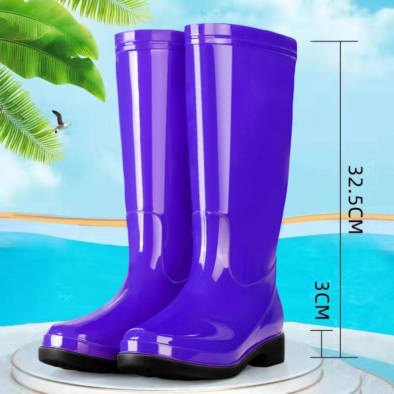305-black low thickening-high tube purple