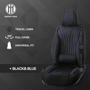 Marcan Breathable Tencel Seat <b>Protectors</b> by Marcan Four Seasons <b>Quilted</b> Linen Cushion for Mercedes-Benz - Product Image 4