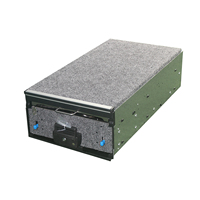 WINCAR WND001 Tiroir modulaire à roulettes coulissant de luxe Boîte de rangement arrière de 900mm avec système de tiroirs de coffre Matériau métallique
