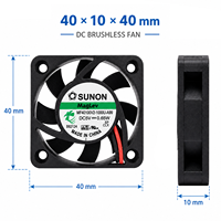 Ventilateur axial ultra-silencieux Sunon DC 5V 0.65W 40x40x10mm 4010 MF40100V2-1000U-A99 pour refroidissement industriel, mini PC, imprimante 3D, ventilateur d'onduleur
