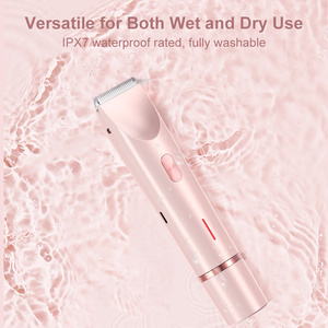 Maquinillas de afeitar eléctricas 2 en 1 para <span class=keywords><strong>mujer</strong></span>, resistentes al agua, sin dolor, <span class=keywords><strong>recortadora</strong></span> de Bikini, afeitadoras faciales, depilación corporal para <span class=keywords><strong>mujer</strong></span>, <span class=keywords><strong>recortadora</strong></span> para axilas y piernas - Product Image 5