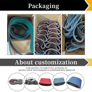 330*10MM personalizzabile nastro abrasivo in zirconio Non tessuto abrasivo, nastro grossolano medio molto Fine per supporto in acciaio inox OBM/OEM - Product Image 5
