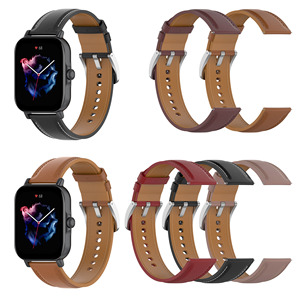 Correa de Reloj Inteligente de Cuero Genuino de Fábrica de 22 mm y 20 mm para <span class=keywords><strong>Amazfit</strong></span> GTS3 <span class=keywords><strong>GTS</strong></span> 2mini, Correa para <span class=keywords><strong>Huami</strong></span> Huawei - Product Image 2