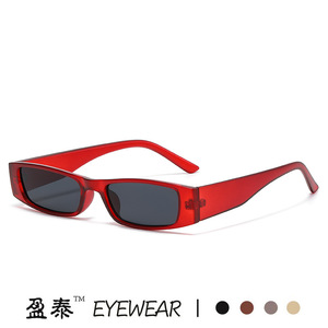 Yingtai Eyewear <b>Square</b> <b>Sunglasses</b> UV400 PC Frame Unisex Street Style - Product Image 3