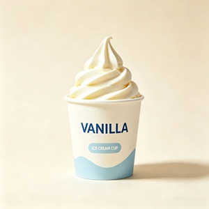 Custom Paper Ice Cream <b>Cup</b> 4oz 6oz 250ml Kraft Takeaway Frozen Dessert Pot Eco Wholesale - Product Image 2
