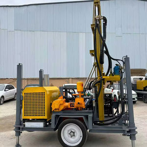 300m 유압 시추공 물 우물 드릴링 장비 물 우물 바퀴 유압 휴대용 드릴링 장비 기계 - Product Image 5