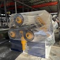 Máquina Hidráulica para Doblar Perfiles W24, Dobladora de Tubos de 3 Rodillos para Hierro Angular, Barra Redonda/Cuadrada