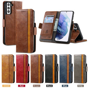 Funda de lujo para billetera de negocios, Funda de cuero con tapa para tarjeta para <span class=keywords><strong>Samsung</strong></span> S24 Ultra S24 A55 A54 A53, funda y accesorios para teléfono móvil - Product Image 2