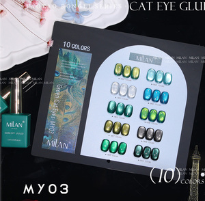 ยาทาเล็บเจลยูวีมินิ 10 สี รุ่นใหม่จากมิลาน ปลอดสารพิษ ทันสมัย ไม่เหลือง ดีไซน์ขวดแคทอาย สำหรับร้านทำเล็บ - Product Image 5