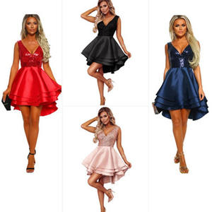 Venta al por mayor de vestido corto delante y largo estilos relajados relajados: Alibaba.com