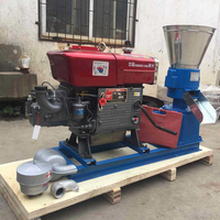 Utilisation pour l'aquaculture Machine de granulation d'herbe d'alimentation animale Machine de fabrication de granule diesel d'alimentation de ferme de poulet