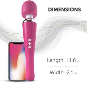 Großhandel Leistungsstarker Elektrischer Massagestab Wiederaufladbarer Handgehaltener Vibrations-Massagestab für den Ganzen Körper - Product Image 5