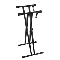 Heavy-Duty Digital Rack Piano Stand Adjustable Detachable Double-Desk Keyboard Stand for Electronic Musical Instruments