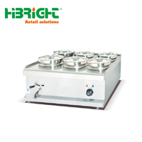 Vitrine chauffante commerciale de haute qualité pour comptoir/buffet vertical, avec couvercle, capacité personnalisable, équipement de maintien au chaud