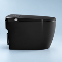 Vente en gros directe usine : WC intelligent électronique complet avec bidet, valve à impulsion, télécommande, en céramique pour salle de bain