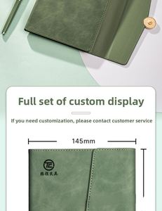 Premium Classy <b>Diary</b> Notebook with Buttons <b>A5</b> Size Perfect for Business Meetings Supports Logo Printing - Product Image 4