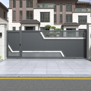 <span class=keywords><strong>Portail</strong></span> <span class=keywords><strong>coulissant</strong></span> électrique automatique en alliage d'aluminium pour villa, cour, <span class=keywords><strong>fer</strong></span> <span class=keywords><strong>forgé</strong></span>, jardin, maison autoconstruite, design moderne, fabriqué en Chine - Product Image 4