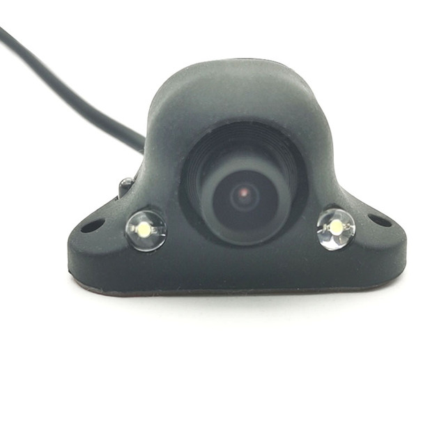 Adjustable Angle Universal Backup Camera 2 LED Night View Car Reversing Aid with Blind Spot Side View Camera for Cars and RVs