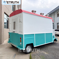 Carrito de Café Wetruth, Remolque de Café Móvil, Carrito Eléctrico para Restaurante, Remolque de Comida para Catering, Camiones de Comida Multifuncionales para Negocios
