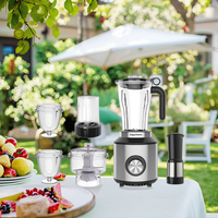 Happy Partner 6 In1 2l Industriële Elektrische Blender Met Verwarming En Knopbediening Voor Commercieel Keukenhuishouden En Hotel