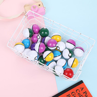 Vente en gros Nouveau Poke Ball Figure Rouge et Blanc Gachapon Multicolor Pocket Round Ball Toys