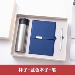 Wholesale Corporate Leather Notebook Bottle Gift Sets Custom Luxury A5 Diary <b>Note</b> <b>Book</b> Agenda Meeting Notepad Gift Box With Pen - Product Image 5
