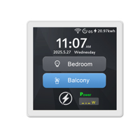 Interruptor Inteligente Tuya WiFi Zigbee LCD, 30W PD USB-C, Carga Rápida, Interruptor de Luz Táctil de Pared, Control por Voz, Alexa, Asistente de Google