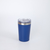 Nouvelle arrivée 12OZ gobelet Double paroi en acier inoxydable 360ML gobelet à café sous vide Bingba tasse avec couvercle