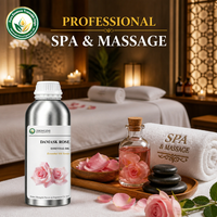 Huile de massage professionnelle pour SPA à base d'huile de rose de Damas (Rosa Damascena) pour une relaxation profonde et des soins botaniques purs