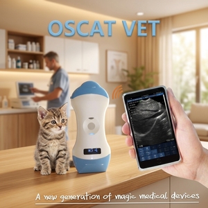 Máquina de Ultrasonido Inalámbrica OSCAT con Doble Sonda para Diagnóstico Veterinario, Equipo Médico Portátil para Mascotas de 5 ml - Product Image 1