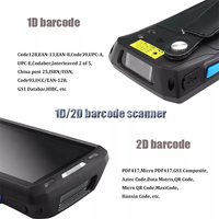 Koleksi Data genggam layar sentuh, Pda industri kasar Android dengan 4G Wifi 1D 2D pembaca NFC