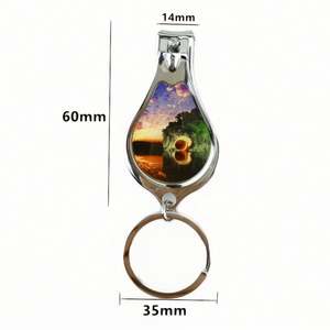 Cortauñas Portátil Personalizado de Acero Inoxidable, Elegante Recuerdo de Viaje, Cortauñas Económico y Especial - Product Image 5