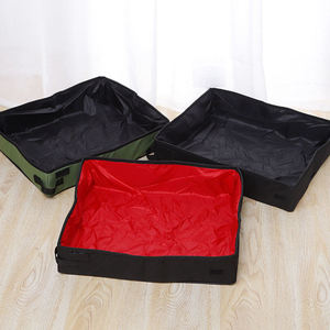 2023 personnalisé extérieur Oxford Portable Oxford chat litière étanche pliable voyage chat litière - Product Image 5