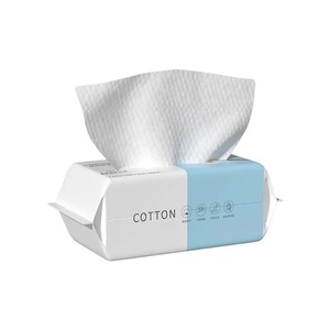 Toalla de limpieza facial de algodón, 100 unidades, tela no tejida de una sola capa, toalla de belleza suave para limpieza facial - Product Image 1