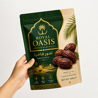 Premium Ramadan Dadels Gravure Gedrukte Verpakking Zakken Op Maat Met Rits, Vochtbestendige Voedselverpakking voor Melk en Huisdierenvoer