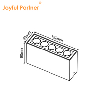 Largement utilisé de qualité supérieure IP65 étanche mur lampe à LED Downlight éclairage extérieur diffuseur moderne appliques murales