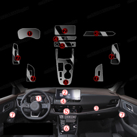 Film autocollant pour écran de tableau de bord de voiture, GPS, console centrale, pour Nissan Rogue X-Trail T33 2021 2022 2023 2024, style