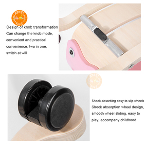 Vélo d'équilibre en <span class=keywords><strong>bois</strong></span> <span class=keywords><strong>rose</strong></span>, cheval à bascule en <span class=keywords><strong>bois</strong></span>, trotteur en <span class=keywords><strong>bois</strong></span> pour bébé, voiture pour enfants, vélo d'équilibre - Product Image 5