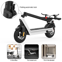 Entrepôt UE US Dropshipping Rapide 36V X9 10 Pouces Pliable Brushless Cyclomoteur Électrique Scooter pour Adultes Mobilité Route 120kg