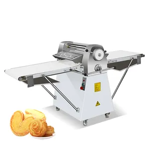 Bakery machinery reversible mobile base pizza and pastry dough sheeter