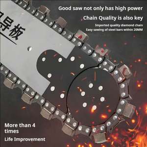 Machine à découper le béton électrique portative de haute qualité en gros, <span class=keywords><strong>scie</strong></span> à carrelage, <span class=keywords><strong>scie</strong></span> à bois, chaîne diamantée durcie, eau, poussière - Product Image 5